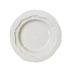 Glossy Sand Relief Dinner Plate
