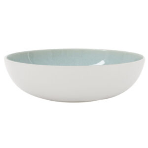 Curved Coastal Blue Centerpiece Bowl