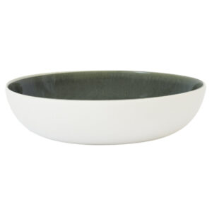 Curved Storm Gray Centerpiece Bowl