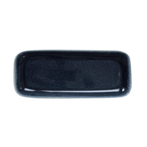 Textured Midnight Blue Sushi Serving Plate