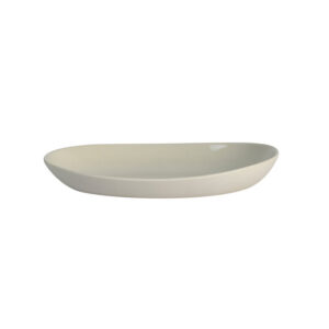 Decorative Quartz Gray Oval Serving Platter